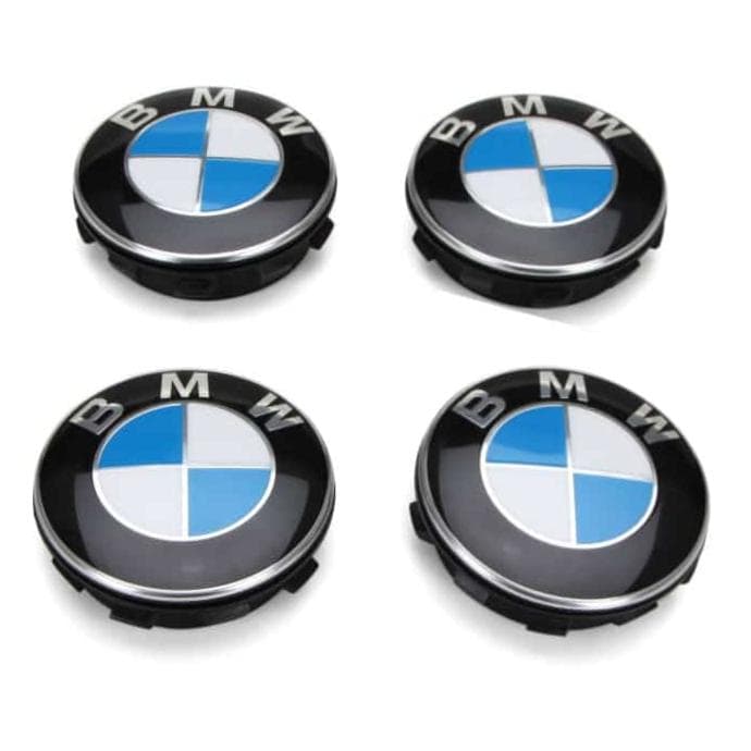 Set of 4 BMW Wheel Center Caps 68mm